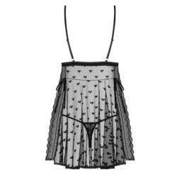 Babydoll ja Heartia Obsessive musta stringit 40-42 L/XL