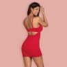 Jolierose Obsessive punane pesukomplekt, püksikud ja stringid, suurus 40-42 L/XL