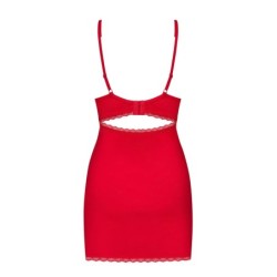 Jolierose Obsessive punane pesukomplekt, püksikud ja stringid, suurus 40-42 L/XL