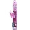 Polnilni Vibrator z Rotacijo in Stimulatorjem Throbbing Butterf