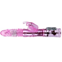 Vibrator Reîncărcabil Cu Rotație Și Stimulator Throbbing Butterf