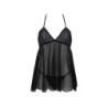 Babydoll ja stringit Kerria Musta Eco Collection Passion 40-42 L/XL