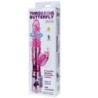 Polnilni Vibrator z Rotacijo in Stimulatorjem Throbbing Butterf