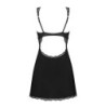 Babydoll ja Klarita stringit Obsessive Musta 40-42 L/XL