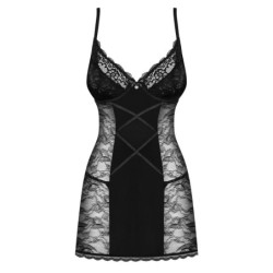 Babydoll und Tanga Laurise Obsessive Schwarz 36-38 S/M