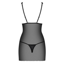 Lucita Obsessive musta babydoll ja stringit 40-42 L/XL