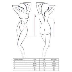 Lumia Svart Passion Stringtrosa och Babydoll 36-38 S/M