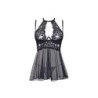 Babydoll Et String Mariana Noir Beauty Night Fashion 40-42 L/XL