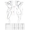 Nadya musta kirg pitsiline pesu ja stringid 40-42 L/XL