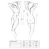 Babydoll ja Nanna stringidega chemise must - Passion 40-42 L/XL