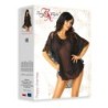 Babydoll și Tanga Poppy Negru Beauty Night Fashion 36-40 S/L