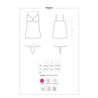 Babydoll Et String Redella Obsessive Noir 40-42 L/XL