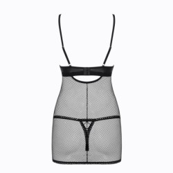 Babydoll Et String Redella Obsessive Noir 40-42 L/XL