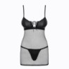Redella Obsessive musta babydoll ja stringit 40-42 L/XL