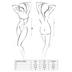 Babydoll ja Taranee stringit Musta Passion 40-42 L/XL