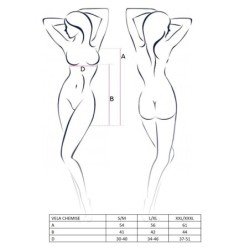 Babydoll und Tanga Kerze Schwarz Passion 40-42 L/XL