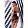 Babydoll I Stringi Veronique Czarny Passion 40-42 L/XL