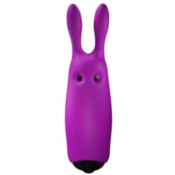 Lastic Pocket Vibrator De Buzunar Iepuraș Violet