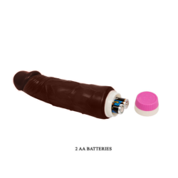 Valuri de Plăcere Vibrator 19.5 Cm Mulatru