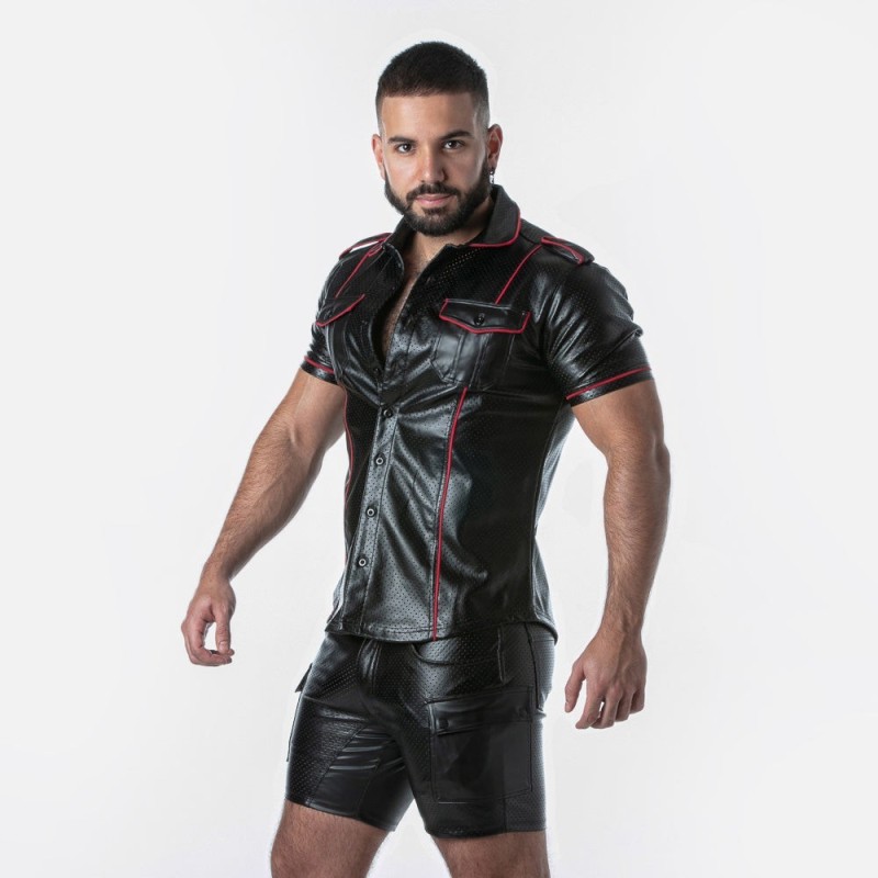 Rub It Locker Gear piros póló 42 XL