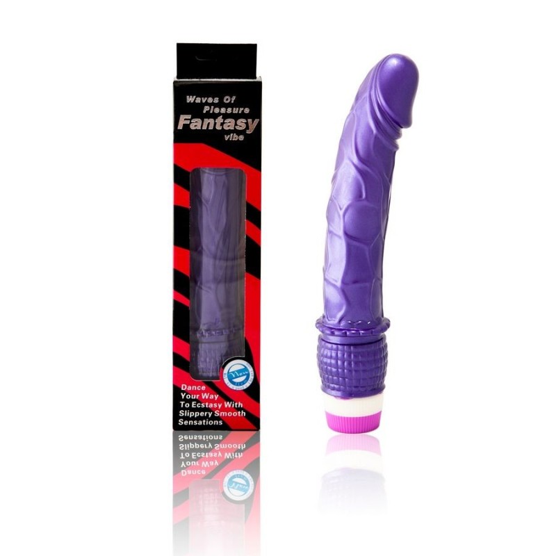 Waves Of Pleasure Vibrator 23 Cm Lilla