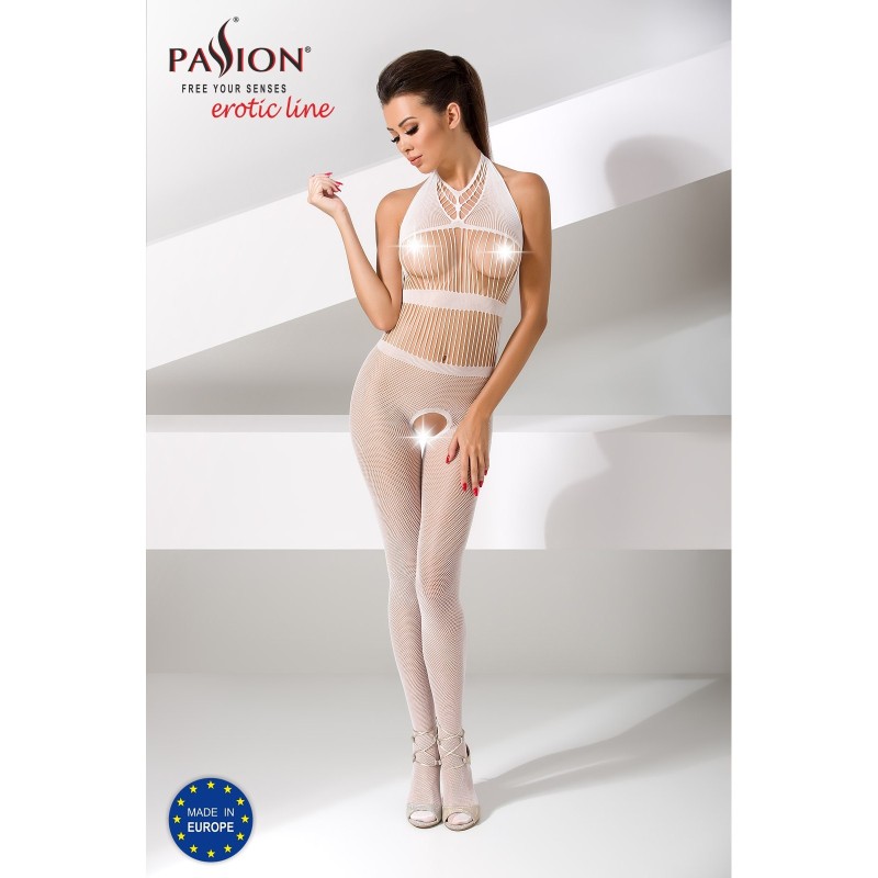 Catsuit Bs048 Blanc Erotic Line Passion Catsuit Bs048 Blanc Erotic Line Passion