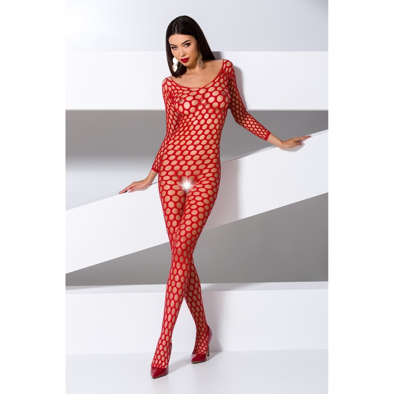Catsuit Bs077 Vermelho Erotic Line Passion