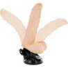 Dabīgs 21 cm garš vibrators ar regulējamu locītavu un tālvadības pulti -O- 5 cm