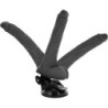 Vibrator s pomičnim zglobom, daljinskim upravljačem, crni, 18,5 cm -O- 4 cm