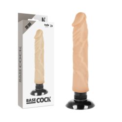 Realistický vibrátor 2 v 1 Natural 20 cm -O- 4 cm