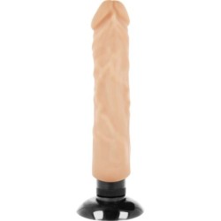 Realistický vibrátor 2 v 1 Natural 20 cm -O- 4 cm
