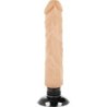 Vibrator Realist 2-în-1 Natural 20 Cm -O- 4 Cm