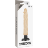 Realistični vibrator 2-v-1 Naraven 20 cm -O- 4 cm
