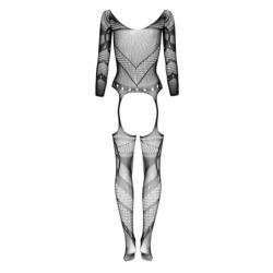 Catsuit Smaragd Zwart Beauty Night Fashion 36-40 S/L