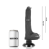 Vibreur Réaliste 2-en-1 Noir 18,5 cm -O- 4 cm