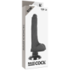 Vibratore Realistico 2-1 Nero 18.5 Cm -O- 4 Cm