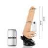 Realistični Vibrator z Daljinskim Upravljalnikom Naraven 18.5 Cm -O- 4Cm