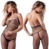 Bodystocking Sort Net Med Pink Syning