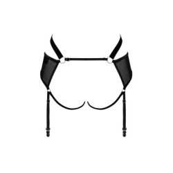 Zeķu josta ar atvērtu starojumu Allunes Obsessive 40-42 L/XL