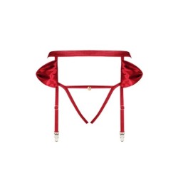 Jarretelgordel en string met open kruis Rubinesa Obsessive 40-42 L/XL