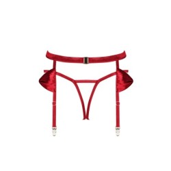 Jarretelgordel en string met open kruis Rubinesa Obsessive 40-42 L/XL