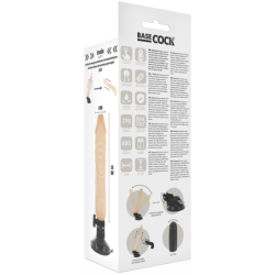 Realistični Vibrator z Daljinskim Upravljalnikom Naraven 20 Cm -O- 4 Cm