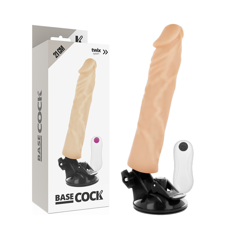 Realistisk Vibrator Fjärrkontroll Naturlig 21 Cm -O- 4 Cm