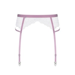 Pas do pończoch Lilyanne Obsessive Biały 40-42 L/XL