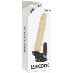 Realistični Vibrator z Daljinskim Upravljalnikom Naraven 21 Cm -O- 4 Cm