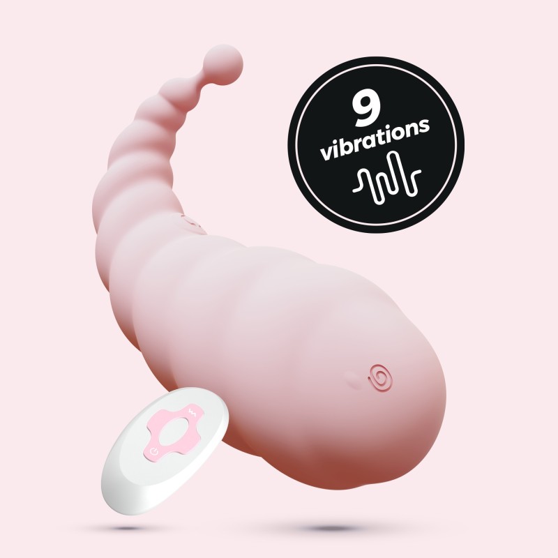 Cocoon Ovo Vibratório Recarregável Com Controlo Remoto Sem Fios Crushious Rosa