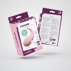 Cocoon Ovo Vibratório Recarregável Com Controlo Remoto Sem Fios Crushious Rosa