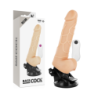 Realistični Vibrator z Daljinskim Upravljalnikom Naraven Z Modami 19.5 Cm -O- 4 Cm