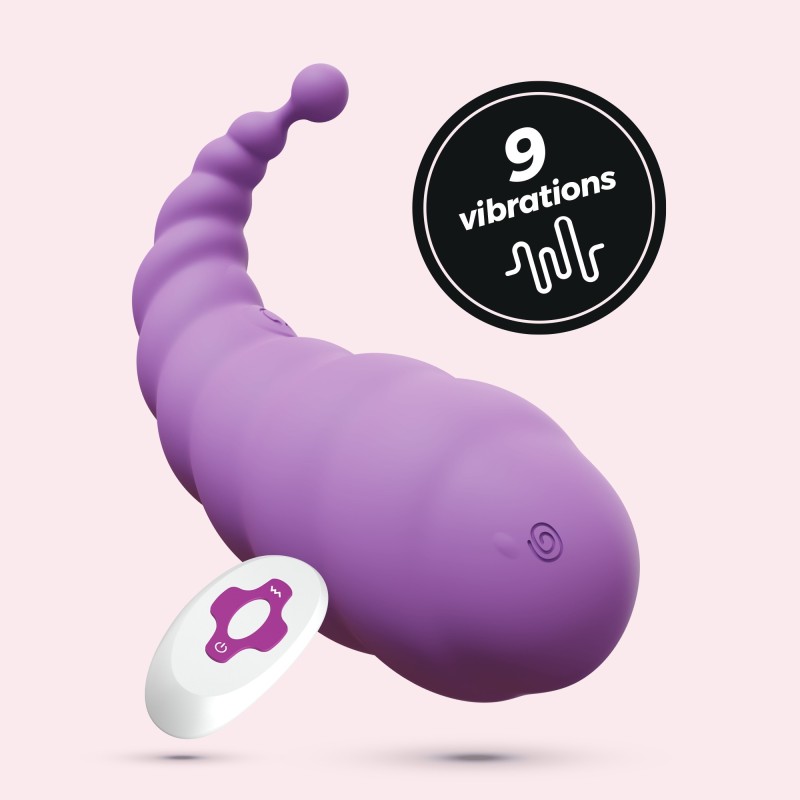 Cocoon Ovo Vibratório Recarregável Com Controlo Remoto Sem Fios Crushious Roxo