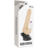 Realistický vibrátor s diaľkovým ovládaním, prirodzený s testikulami 19,5 cm -O- 4 cm